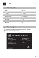 Preview for 3 page of LESITE LST-TAC Manual