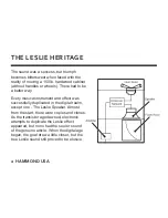 Preview for 4 page of Leslie 002-LESLIE Owner'S Manual