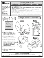 Lesro Belmont Series Assembly Instructions предпросмотр