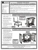 Lesro Fremont Chair Assembly Instructions предпросмотр