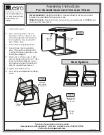 Предварительный просмотр 2 страницы Lesro Gansett Guest Assembly Instructions