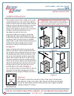 Предварительный просмотр 8 страницы LessCare LV4-24 Installation Instructions Manual