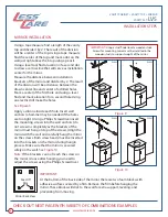 Предварительный просмотр 8 страницы LessCare LV5-24 Installation Instructions Manual