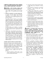 Предварительный просмотр 3 страницы Lester 15840 Safety And Operating Instructions