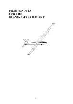 Preview for 2 page of LET BLANIK L-13 Pilot'S Notes