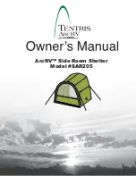 Предварительный просмотр 1 страницы Let's Go Aero Tentris ArcRV SAR205 Owner'S Manual