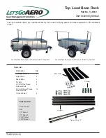 Предварительный просмотр 1 страницы Let's Go Aero TLK512 User & Assembly Manual