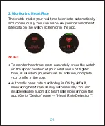 Preview for 24 page of Letscom Letsfit ID216 User Manual