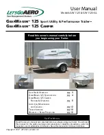 Предварительный просмотр 1 страницы LetsGoAero GearWagon 125 Camper User Manual