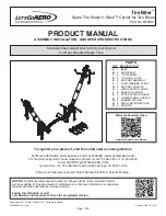 Preview for 1 page of LetsGoAero TireBiter V-Rack Product Manual