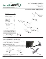 Preview for 1 page of LetsGoAero V2 Two-Bike Carrier User Manual