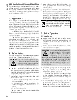 Preview for 12 page of LeuchtKraft PARC-150/EFF Instruction Manual