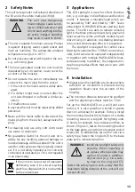 Предварительный просмотр 13 страницы LeuchtKraft WASH-42LED Instruction Manual