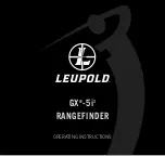 Preview for 1 page of Leupold 172441 Operating Instructions Manual