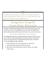 Preview for 4 page of Leupold 8x32 Katmai Operating Instructions Manual