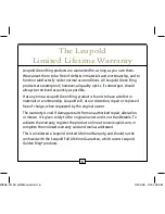 Preview for 9 page of Leupold GREEN RING BINOCULAR Instruction Manual