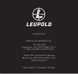 Preview for 32 page of Leupold GX-6c Operating Instructions Manual