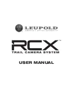 Leupold RCX Trail Camera System User Manual предпросмотр