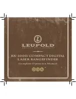 Preview for 1 page of Leupold RX-1000i Operation Manual