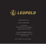 Preview for 40 page of Leupold RX-1200i Complete Operation Manual