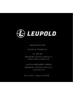 Preview for 40 page of Leupold RX-1300i TBR Complete Operating Instructions