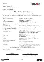 Предварительный просмотр 33 страницы Leuwico CO2 basic User Manual & Assembly Instructions