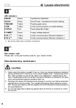 Предварительный просмотр 18 страницы Leuze electronic 50129661 Manual