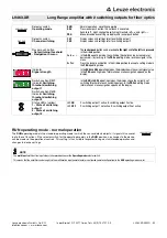 Preview for 5 page of Leuze electronic 50133980 Manual