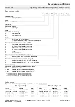 Предварительный просмотр 3 страницы Leuze electronic 50133985 Manual