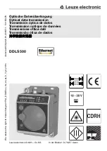 Leuze electronic 50135478 Manual preview