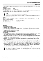 Preview for 6 page of Leuze electronic AKS 171.2 Manual