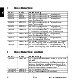 Предварительный просмотр 22 страницы Leuze electronic ASM1 Series Connecting And Operating Instructions