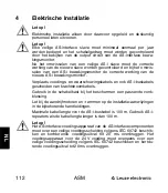 Предварительный просмотр 112 страницы Leuze electronic ASM1 Series Connecting And Operating Instructions