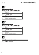 Preview for 20 page of Leuze electronic BTF815-30 Manual