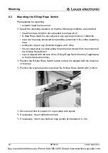 Preview for 23 page of Leuze electronic ERS200 Series Operating Instructions Manual