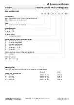 Предварительный просмотр 3 страницы Leuze electronic HTU318-300 M12 Series Quick Start Manual