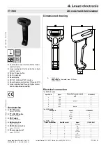 Предварительный просмотр 1 страницы Leuze electronic IT 1900 Manual