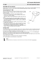 Предварительный просмотр 3 страницы Leuze electronic IT 1900 Manual