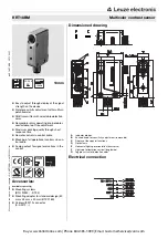 Leuze electronic KRT18BM Manual предпросмотр