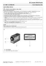 Предварительный просмотр 3 страницы Leuze electronic LA-78M Manual