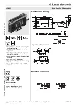 Leuze electronic LV462 Quick Start Manual предпросмотр