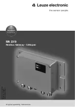 Leuze electronic MA 235i Operating Instructions Manual preview