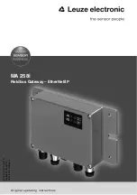 Leuze electronic MA 258i Operating Instructions Manual preview