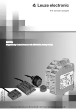 Предварительный просмотр 1 страницы Leuze electronic MC3 Series Manual