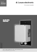Leuze electronic ML2R-SR4 Manual preview