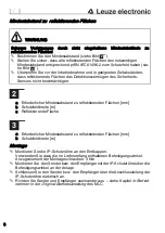 Preview for 6 page of Leuze electronic MLC 1050 Series Manual