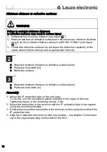 Preview for 10 page of Leuze electronic MLC 1050 Series Manual