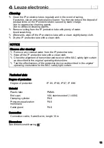 Preview for 11 page of Leuze electronic MLC 1050 Series Manual