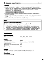 Preview for 15 page of Leuze electronic MLC 1050 Series Manual