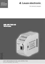 Preview for 1 page of Leuze electronic MSI 420.TMC-03 Manual